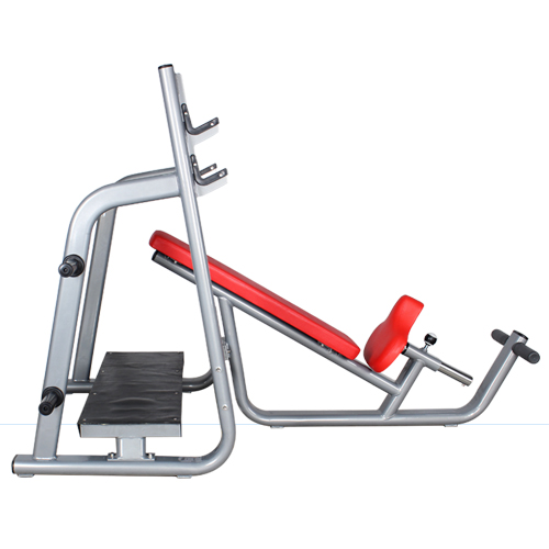 M3031C坐式上斜推舉訓練器架 胸肌鍛煉杠鈴推舉椅大圖展示1