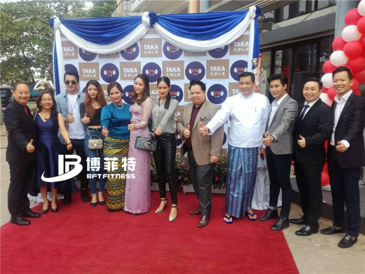 緬甸健身房開業