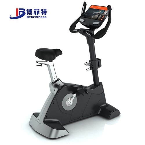 15.6觸控大屏立式健身車 wifi上網自發電磁控智能健身車